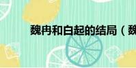 魏冉和白起的結局(魏冉和白起)