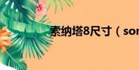 索納塔8尺寸(sonata8)