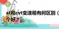 at和cvt變速箱有何區別(at和cvt變速箱哪個好)