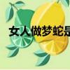 女人做夢蛇是什么意思（夢蛇是什么意思）
