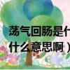 蕩氣回腸是什么意思啊網絡用語（蕩氣回腸是什么意思啊）