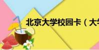 北京大學校園卡(大學校園卡)