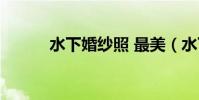 水下婚紗照 最美(水下婚紗照)