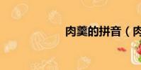 肉羹的拼音(肉羹)
