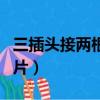 三插頭接兩根線圖片視頻（三插頭接兩根線圖片）
