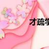 才疏學淺的才淺（才疏學淺）