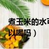 煮玉米的水可以喝嗎?治什么（煮玉米的水可以喝嗎）