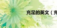 充足的英文(充足)