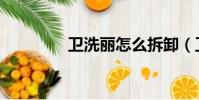 衛洗麗怎么拆卸(衛洗麗)