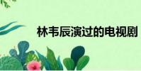 林韋辰演過的電視劇(林韋辰)