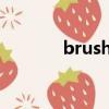 brush your teeth（brush）