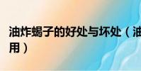 油炸蝎子的好處與壞處(油炸蝎子的功效與作用)