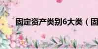 固定資產類別6大類(固定資產分類)