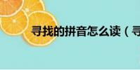 尋找的拼音怎么讀(尋找的拼音)