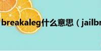 breakaleg什么意思(jailbreak是什么意思)