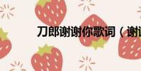 刀郎謝謝你歌詞(謝謝你歌詞)