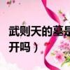 武則天的墓是不是挖不動（武則天的墓穴打不開嗎）