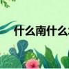 什么南什么北四字成語（什么南什么北）