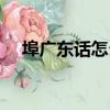 埠廣東話怎么讀音（埠字白話怎么讀音）