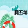 爬五筆怎么打（瓜五筆怎么打）