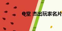 Q堂 杰出玩家名片(q堂)