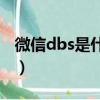 微信dbs是什么意思（微信besos是什么意思）