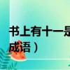 書上有十一是什么成語啊（書上有十一是什么成語）