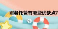 財務托管有哪些優缺點?(財務托管)
