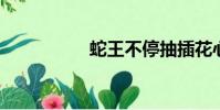 蛇王不停抽插花心紅腫