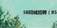 58同城招聘(85同城)