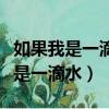 如果我是一滴水我要從小溪流進小河（如果我是一滴水）