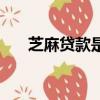 芝麻貸款是真的嗎（芝麻貸款可靠嗎）