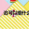 追可以組什么詞兩個字（追可以組什么詞）