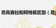 昂克賽拉和阿特茲區別(昂克賽拉和阿特茲)