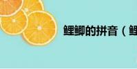 鯉鯽的拼音(鯉鯽)