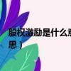 股權激勵是什么意思對個股有什么影響（股權激勵是什么意思）