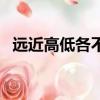 遠近高低各不同下兩句（遠近高低各不同）