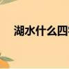 湖水什么四字詞語答案（湖水什么成語）