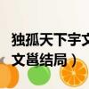 獨孤天下宇文邕是好的還是壞的（獨孤天下宇文邕結局）