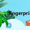 fingerprint sensor（fingerpiano）