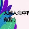 人潮人海中有你有我下一句（人潮人海中有你有我）