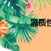 器質性疾病是什么意思（器）