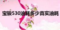 寶駿530油耗多少真實油耗(寶駿530油耗)