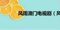 風雨澳門電視劇(風雨澳門)