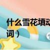 什么雪花填動詞二年級兩個字（什么雪花填動詞）