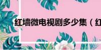 紅墻微電視劇多少集(紅墻微電視劇)