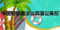 中國好歌曲涂議嘉蒲公英在飛(蒲公英在飛)
