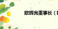 歐輝光董事長(歐輝)