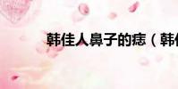 韓佳人鼻子的痣(韓佳人鼻子)