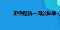 更俗劇院一周放映表(更俗劇院)
